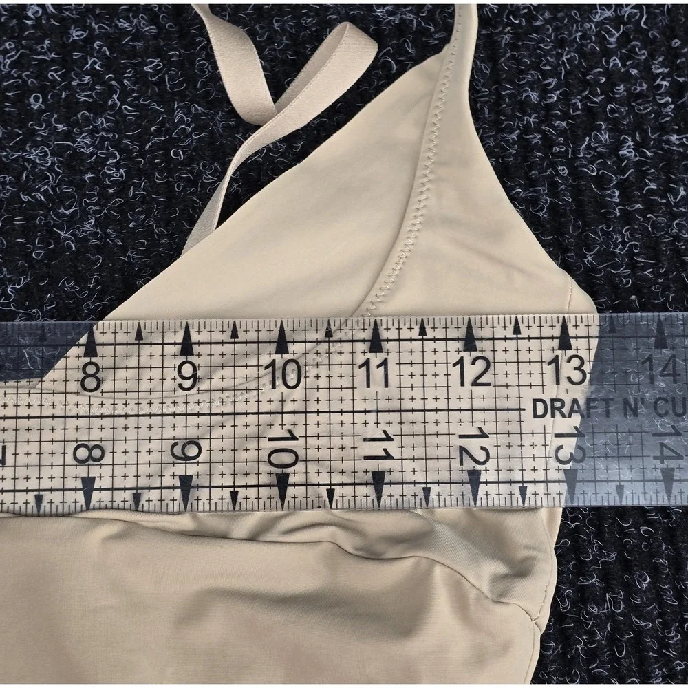 Maidenform Wear Your Own Bra Slip Sz M Firm Control Beige Shapewear Self Express